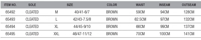 Scierra Kenai 15.000 Waist Bootfoot Cleated Brown 2 Scierra Kenai 15.000 Waist Bootfoot Cleated Brown - Afbeelding 2