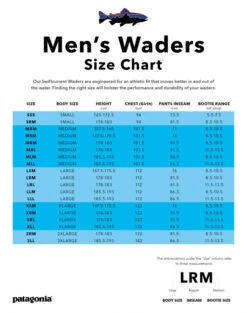 Patagonia Middle Fork Packable Waders -Vis Freaks Verkoop 82330HEXGr 6