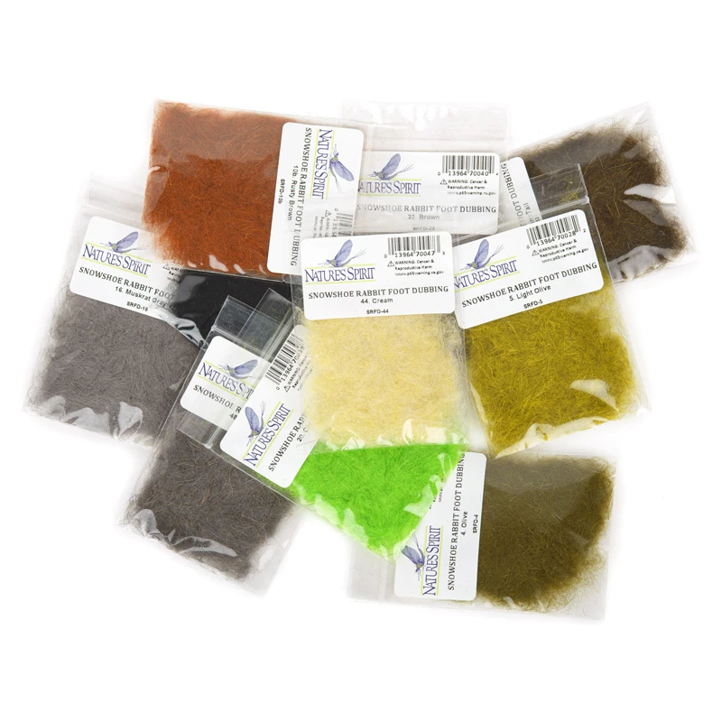 Snowshoe Rabbit Foot Dubbing 1 Snowshoe Rabbit Foot Dubbing